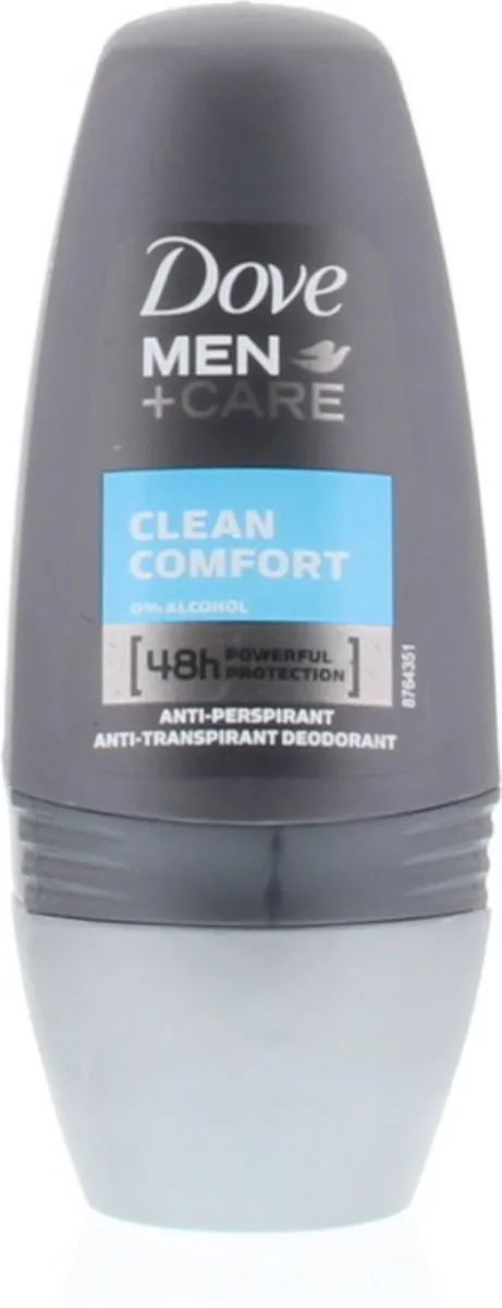 Dove Men+Care Clean Comfort Roll-on Anti-Transpirant 50ml - afbeelding 6 van 6