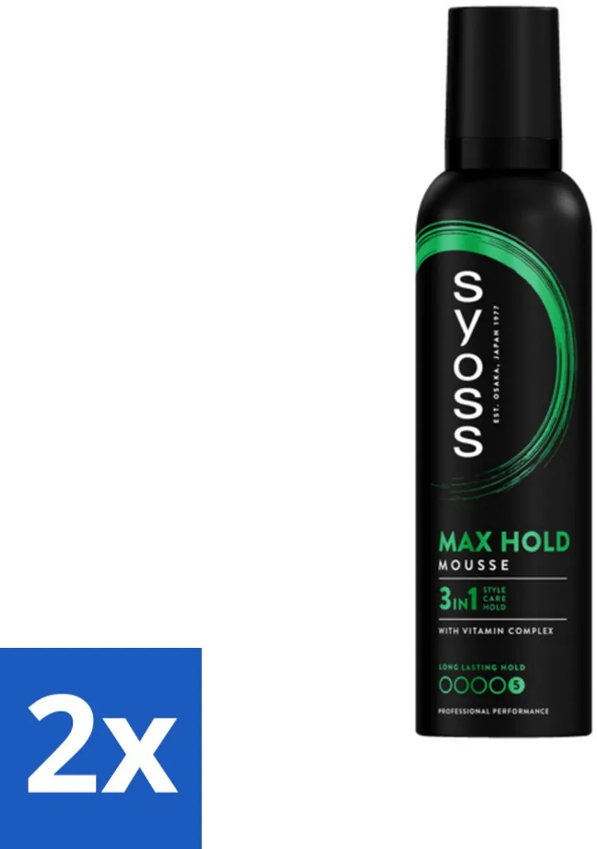 SYOSS Max Hold Haarmousse 500ml