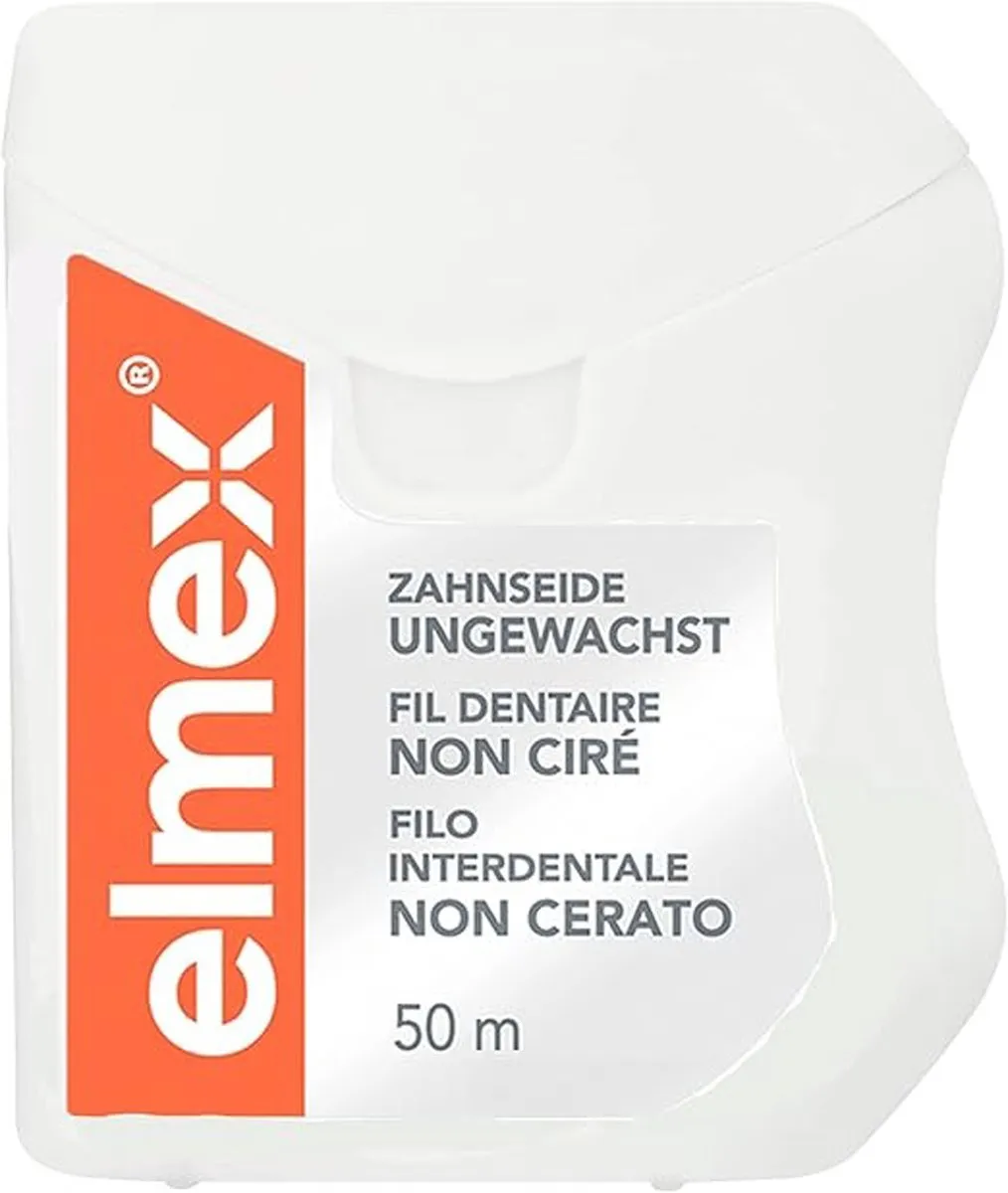 Elmex Tandzijde Mint 50m - Gewaxt