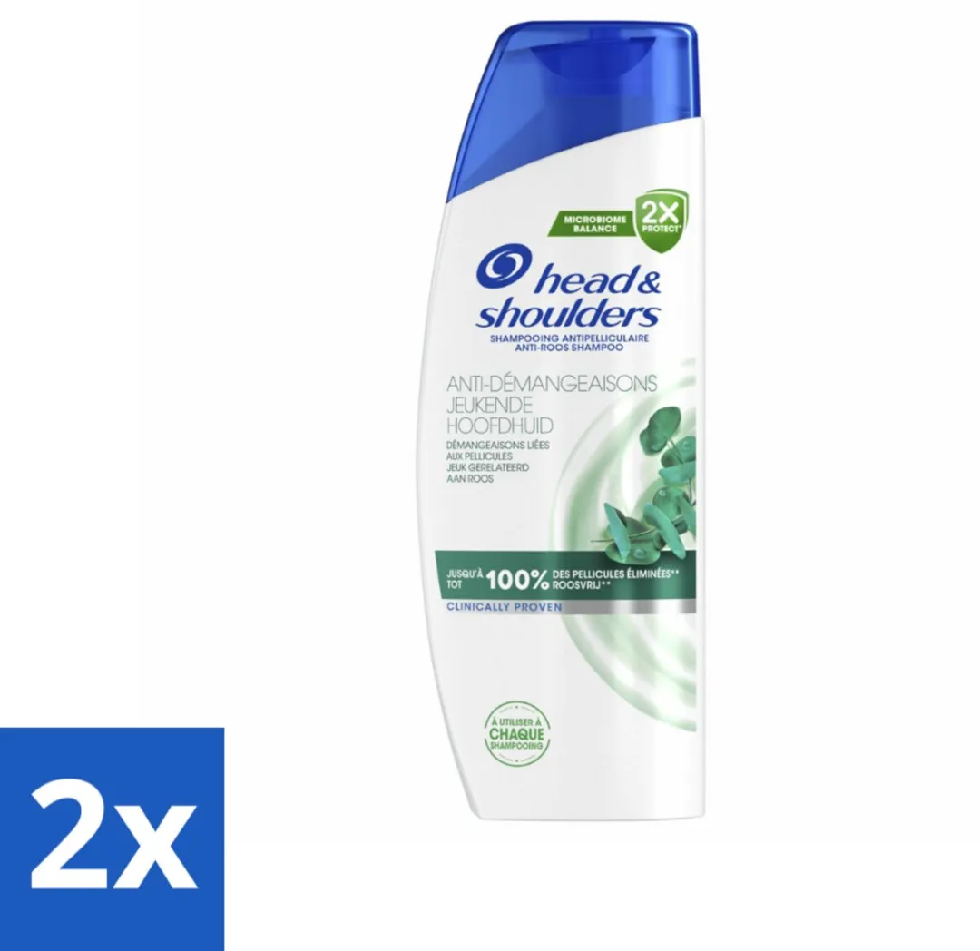 Head & Shoulders Shampoo Jeukende Hoofdhuid 300ml - 2 Stuks