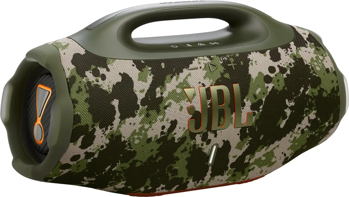JBL Boombox 4 Draadloze Bluetooth Speaker - 180W - 34 uur - Camouflage