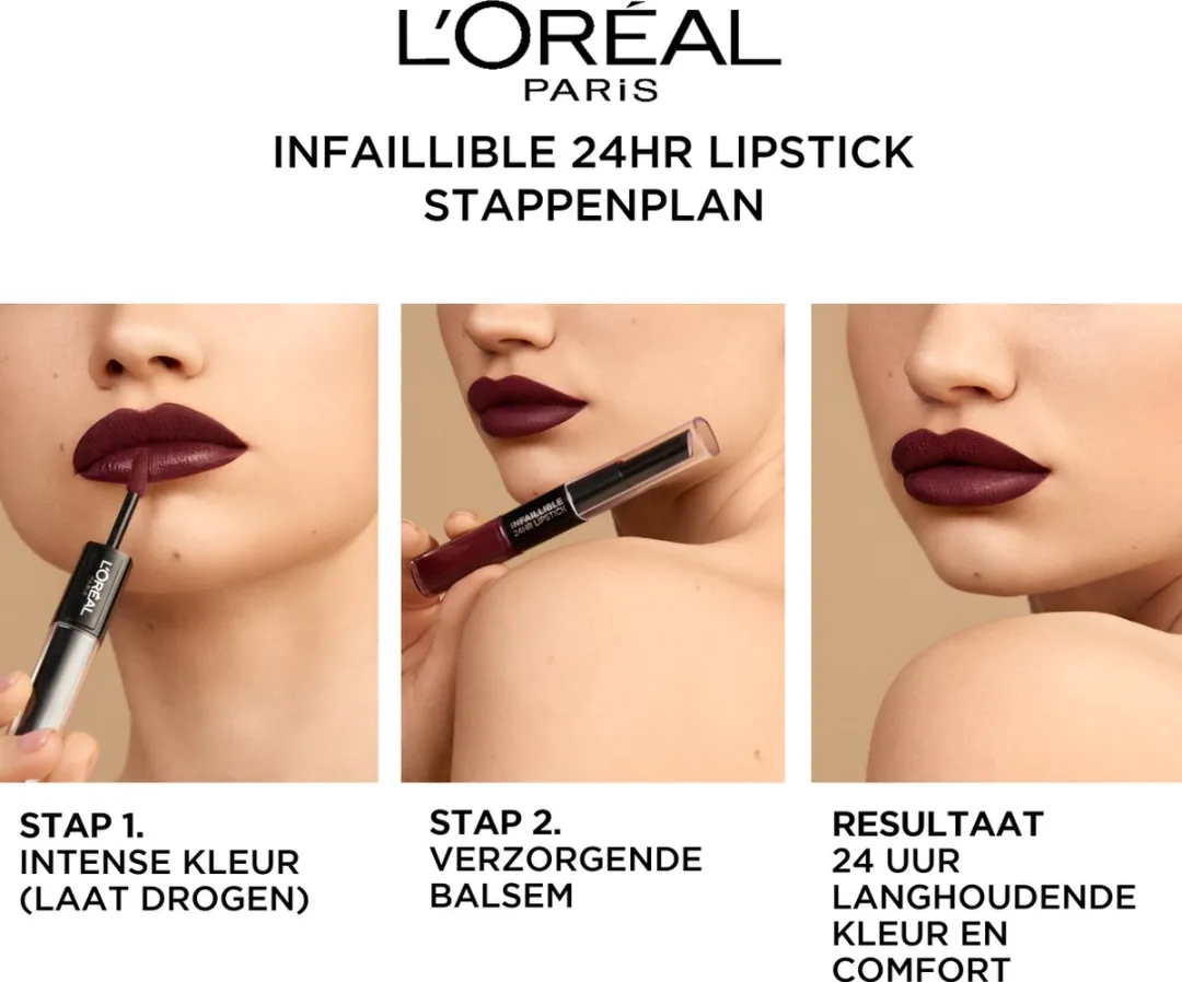 L'Oréal Paris Infaillible 24H Lippenstift 113 Invincible Sable - 5.7ml