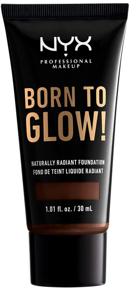 NYX Born To Glow Foundation Deep Ebony 25
