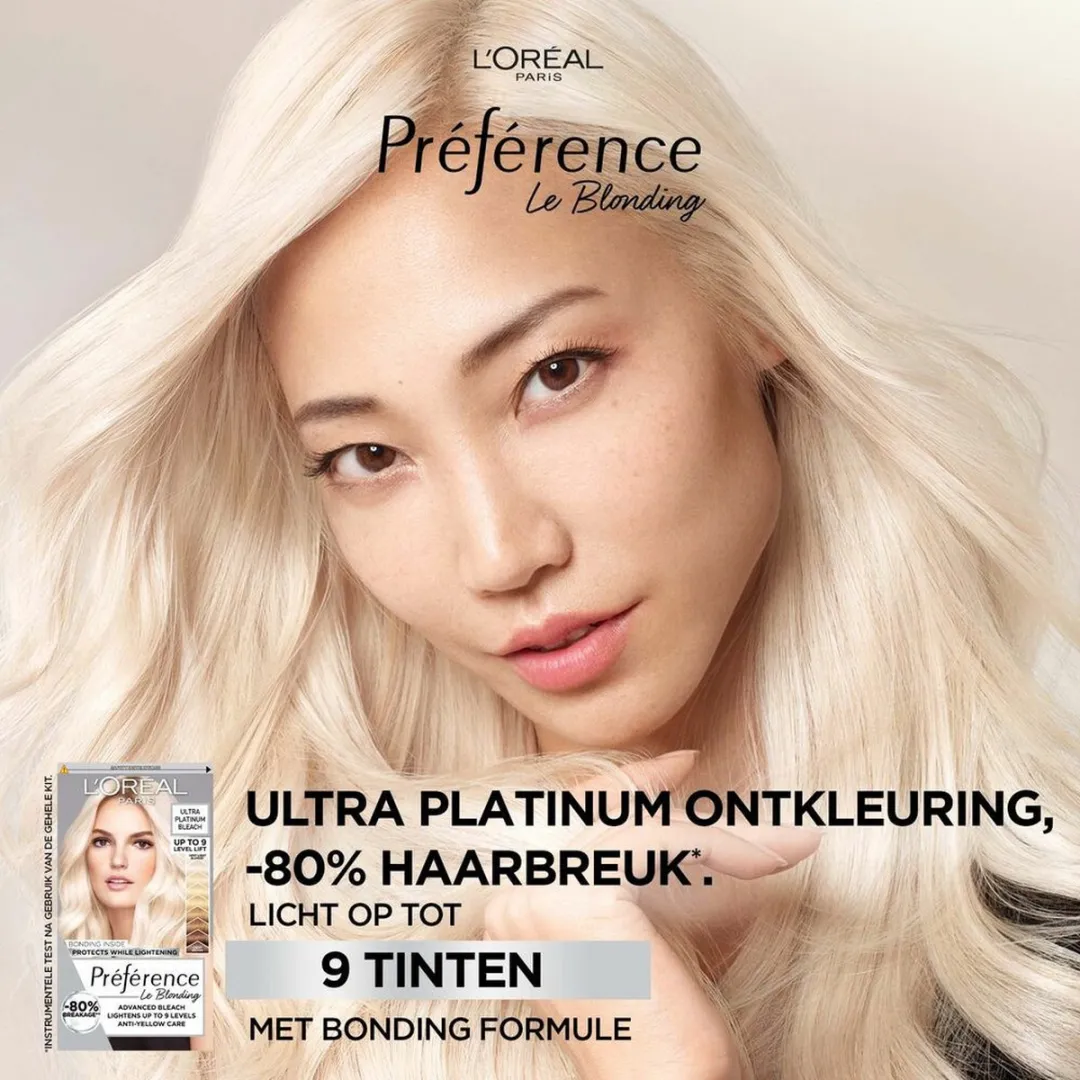 L'Oréal Paris Preference Haarkleuring Ultra Platinum - 6 Stuks