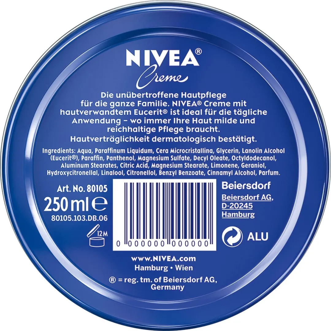 NIVEA Verzorgende Crème 250ml