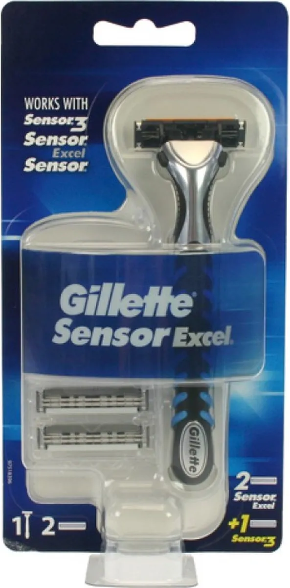 Gillette Sensor Excel Scheersysteem - 2 Bladen - 3 Mesjes - afbeelding 6 van 6
