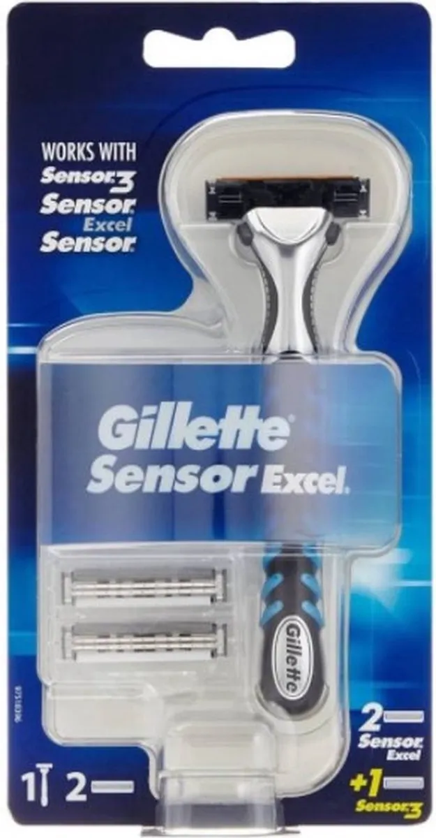 Gillette Sensor Excel Scheersysteem - 2 Bladen - 3 Mesjes