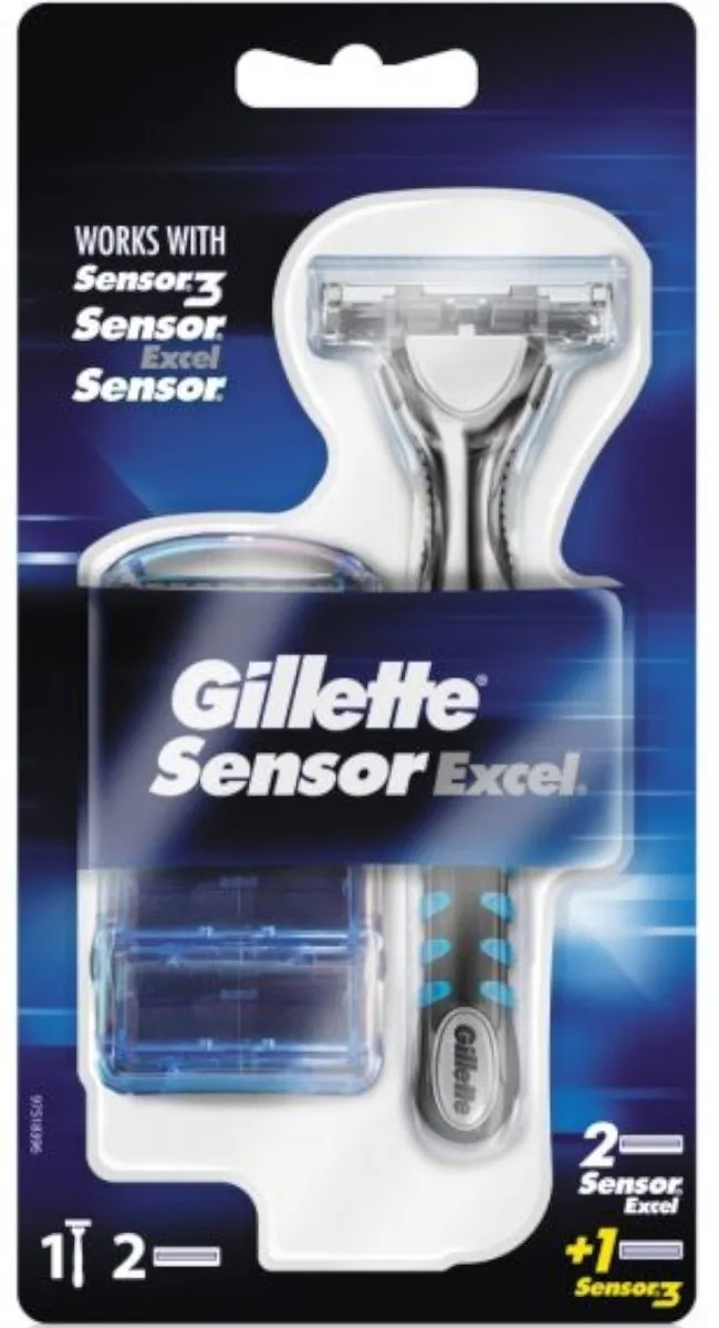 Gillette Sensor Excel Scheersysteem - 2 Bladen - 3 Mesjes