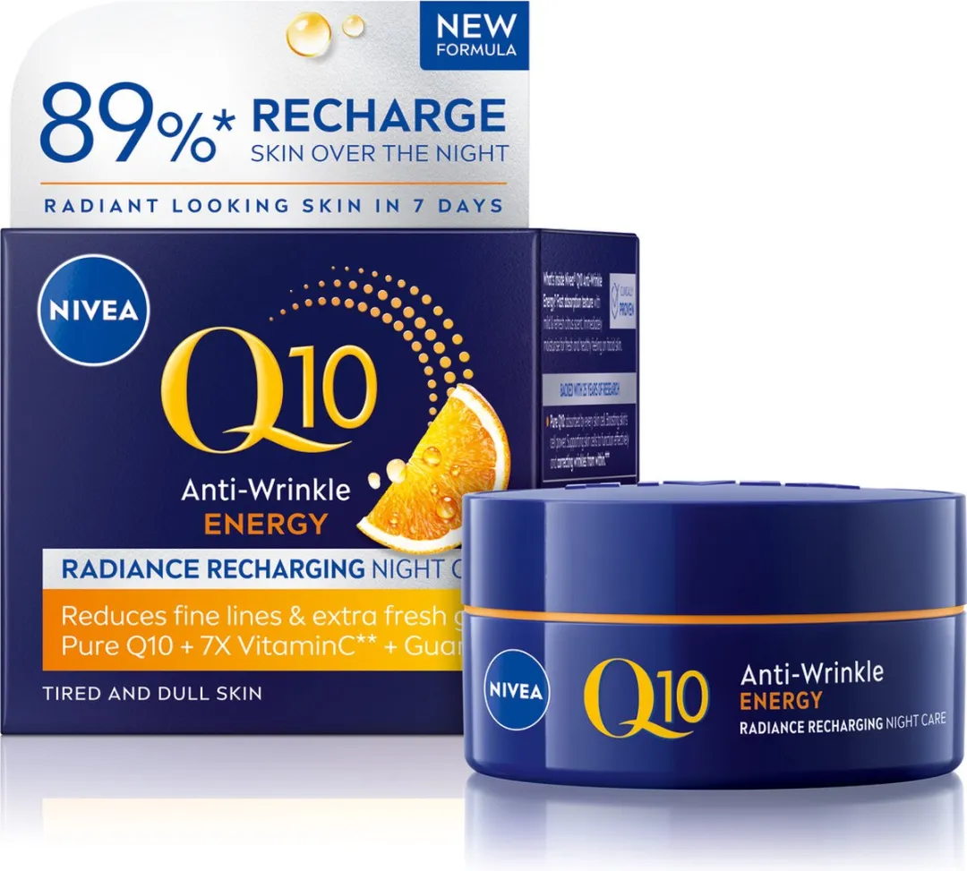 NIVEA Q10 Energy Recharge Nachtcrème 50ml