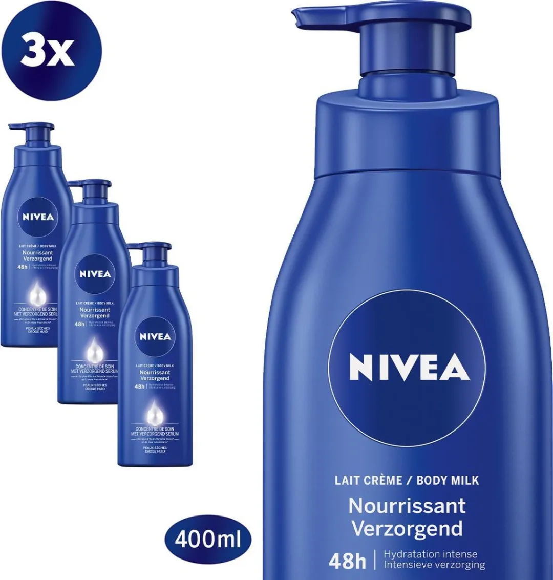 NIVEA Verzorgende Bodymilk Pomp