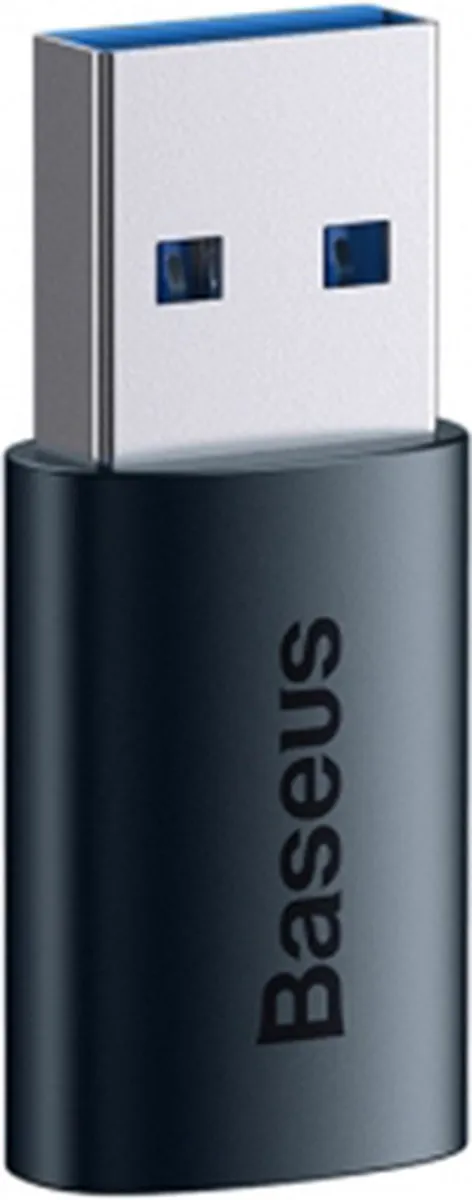 Baseus Mini Adapter USB-C 0302 - Zwart