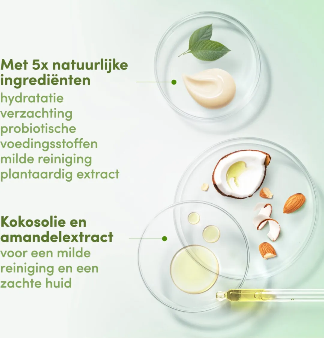 Dove Care by Nature Douchegel Restoring - 6x225ml - Kokos & Amandel