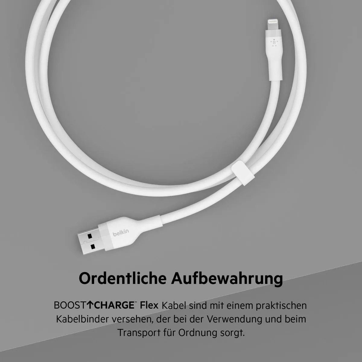 Belkin CAA008bt2MWH USB-A naar iPhone Lightning Kabel 2m - Wit - afbeelding 6 van 6