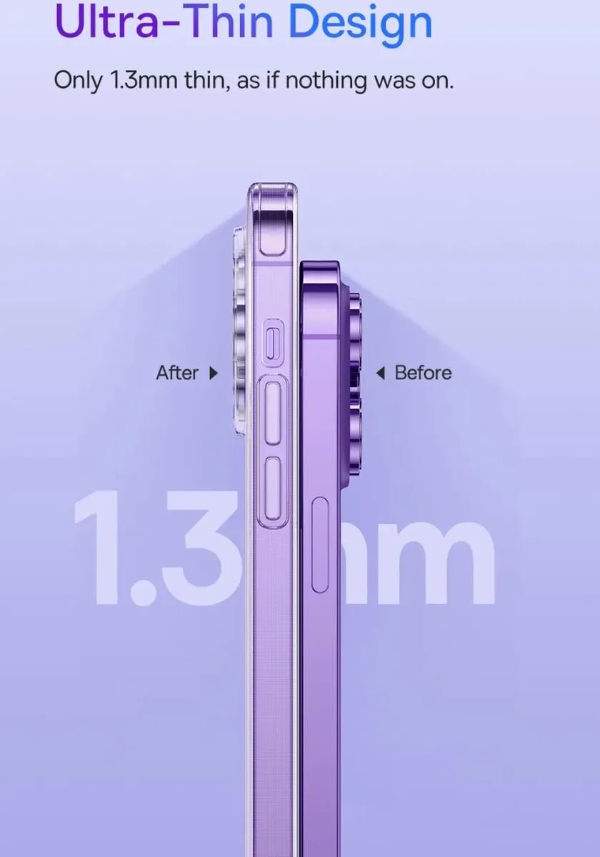 Baseus Hoesje iPhone 14 Plus Ultra Dun Transparant - MPN 6932172630027 - afbeelding 5 van 6