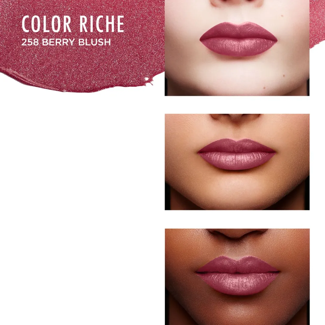 L'Oréal Paris Color Riche Satin Lippenstift Berry Blush - 4,54 g - afbeelding 6 van 6