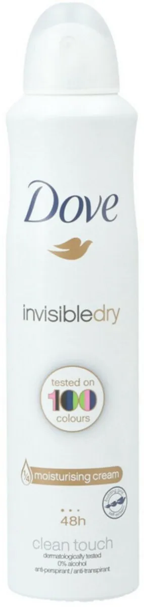 Dove Invisible Deodorantspray 250ml - afbeelding 6 van 6