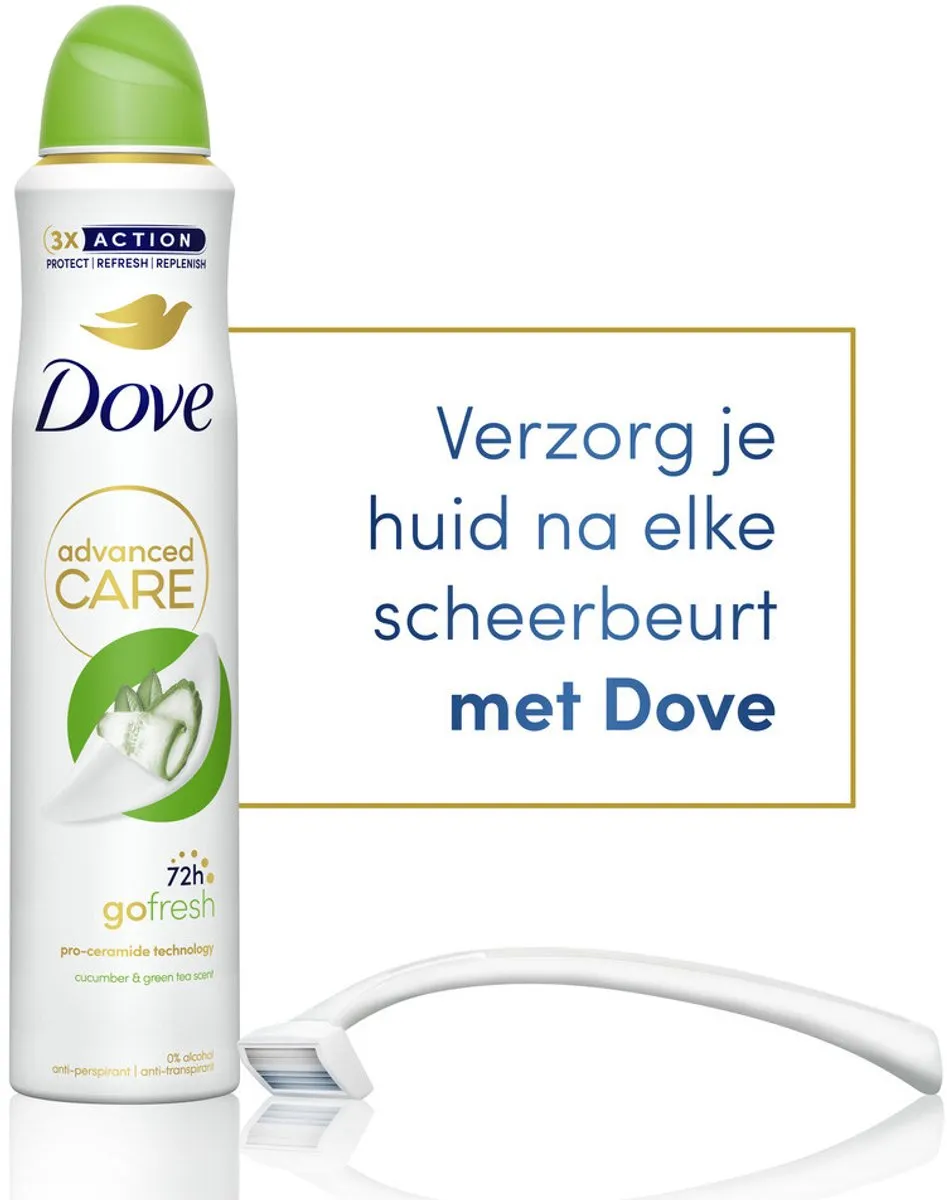 Dove Deodorant Spray Komkommer & Groene Thee - 200ml - 20 Stuks