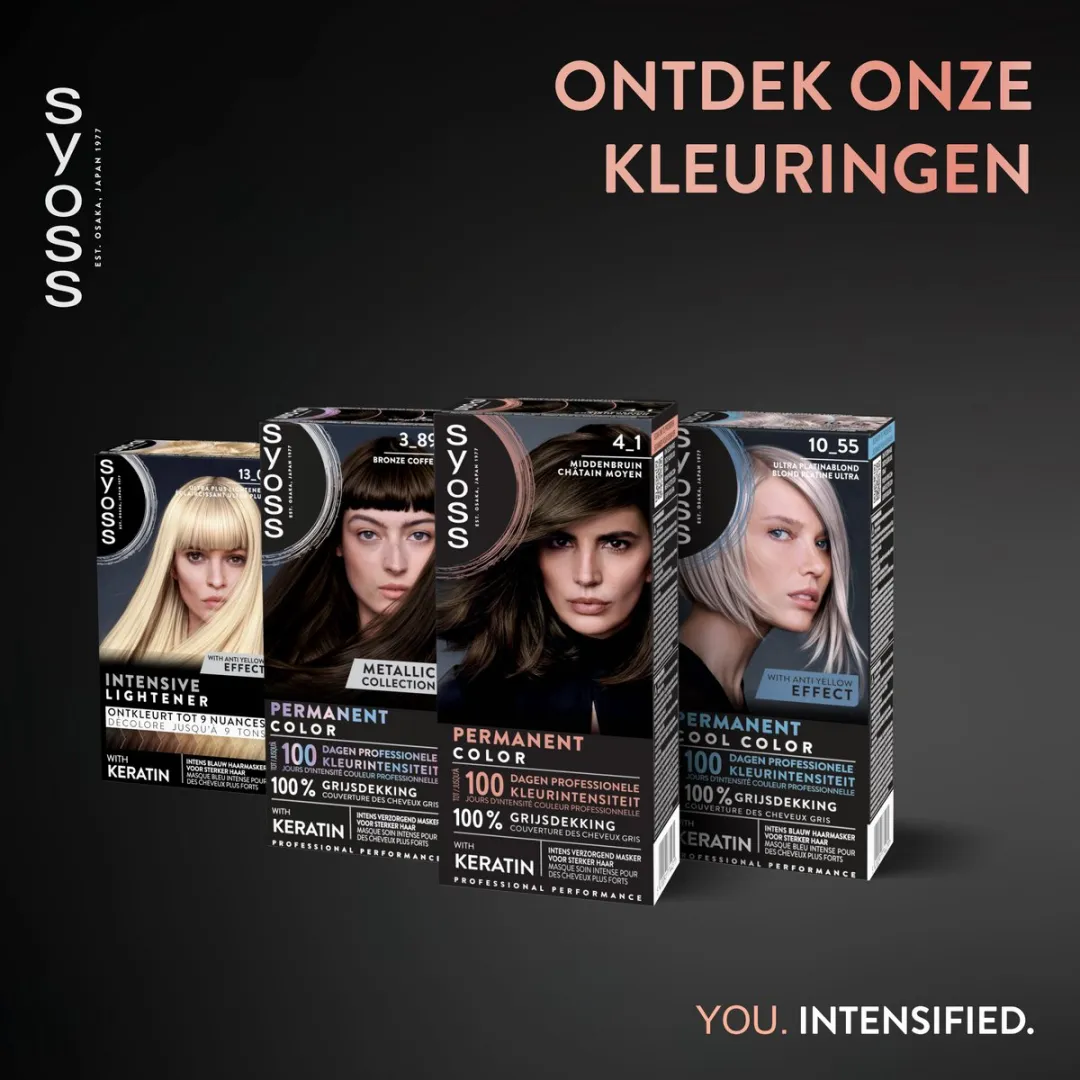 SYOSS Haarverf 4-1 Middenbruin - 115ml