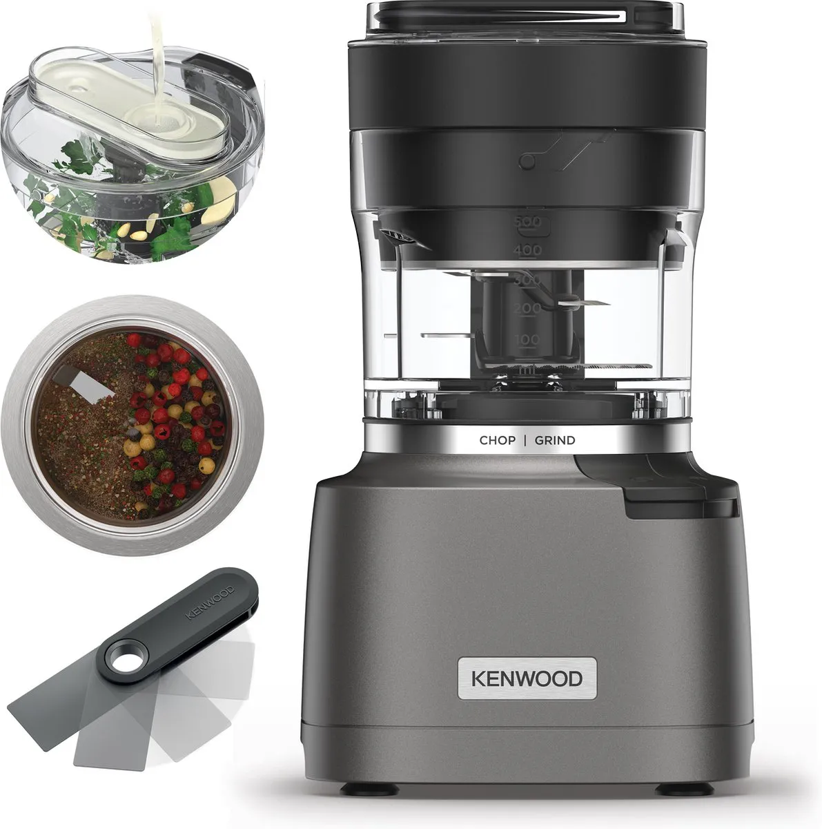 Kenwood CHP80.000SI Chopper 800W - 500ml - Zilver