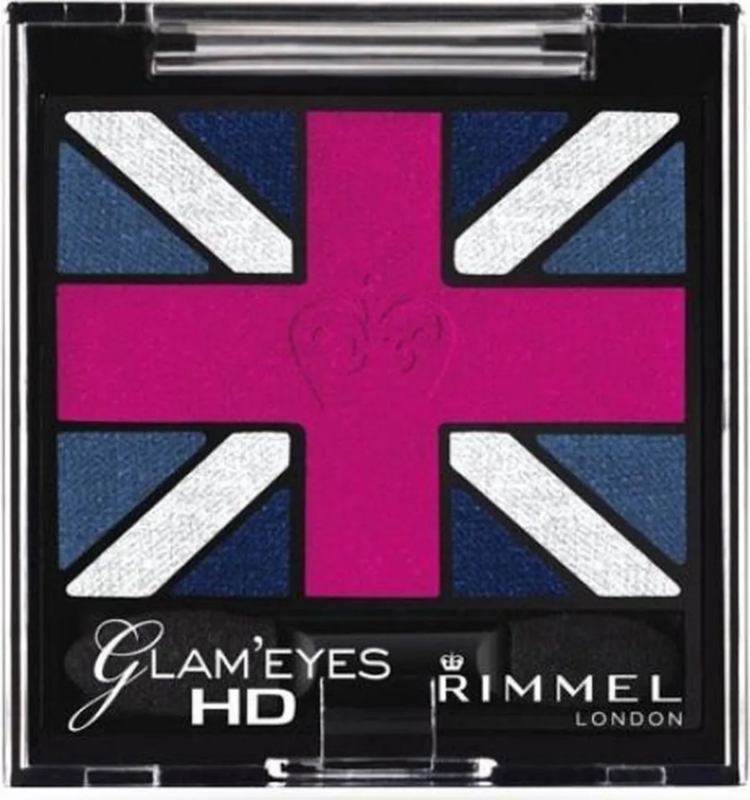 Rimmel London Glam Eyes HD Quad Eyeshadow 008 True Union Jack