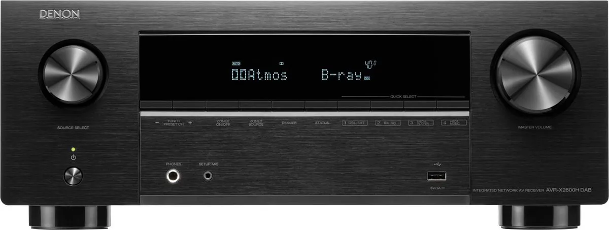 Denon AVR-X2800H AV-Receiver 7.2 Kanalen 150W