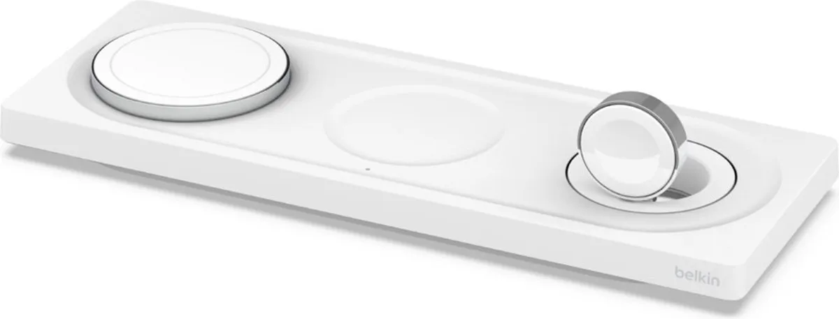 Belkin WIZ016vfWH 3-in-1 MagSafe Oplader - 15W - Wit