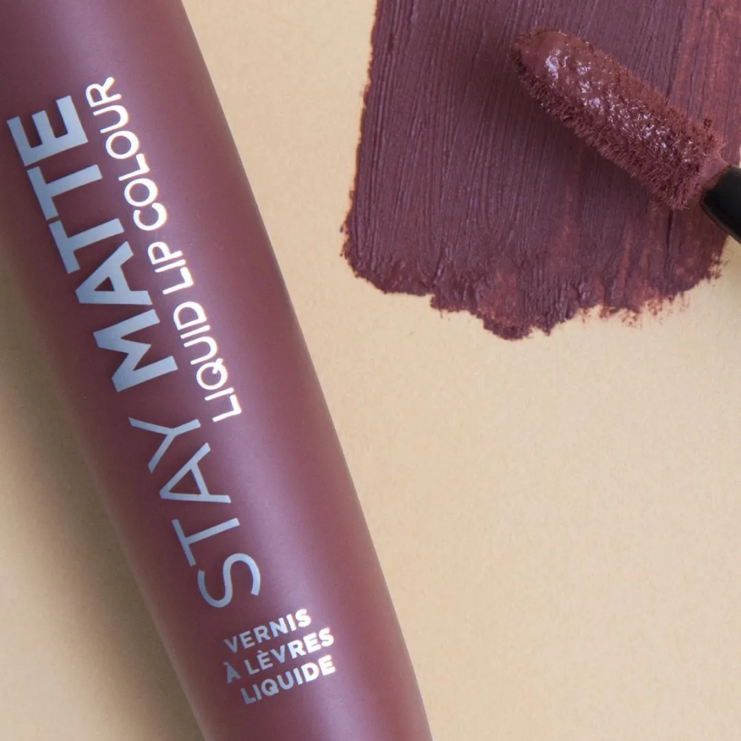 Rimmel London Stay Matte Liquid Lip Colour Troublemaker Nude 5.5ml