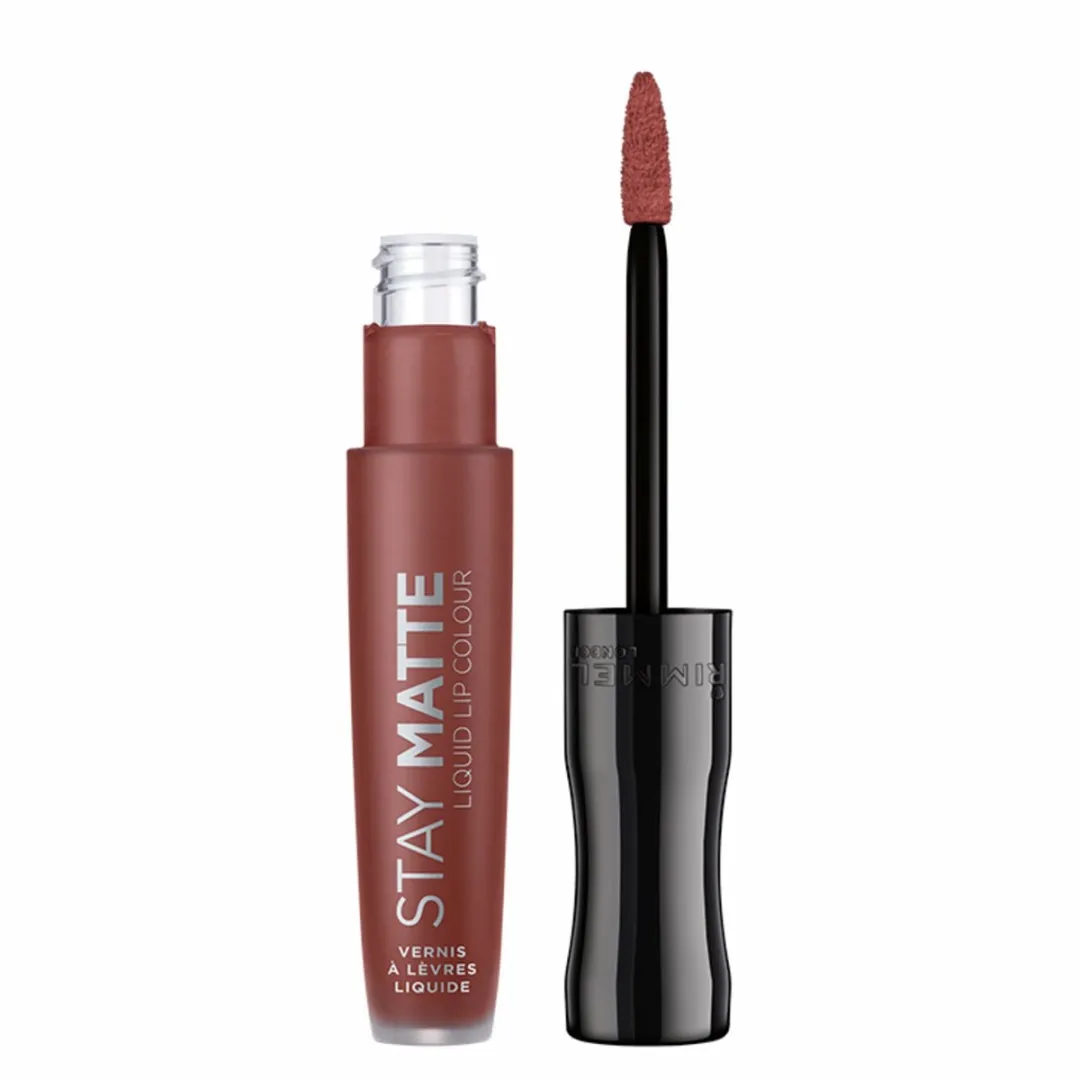 Rimmel London Stay Matte Liquid Lip Colour Troublemaker Nude 5.5ml