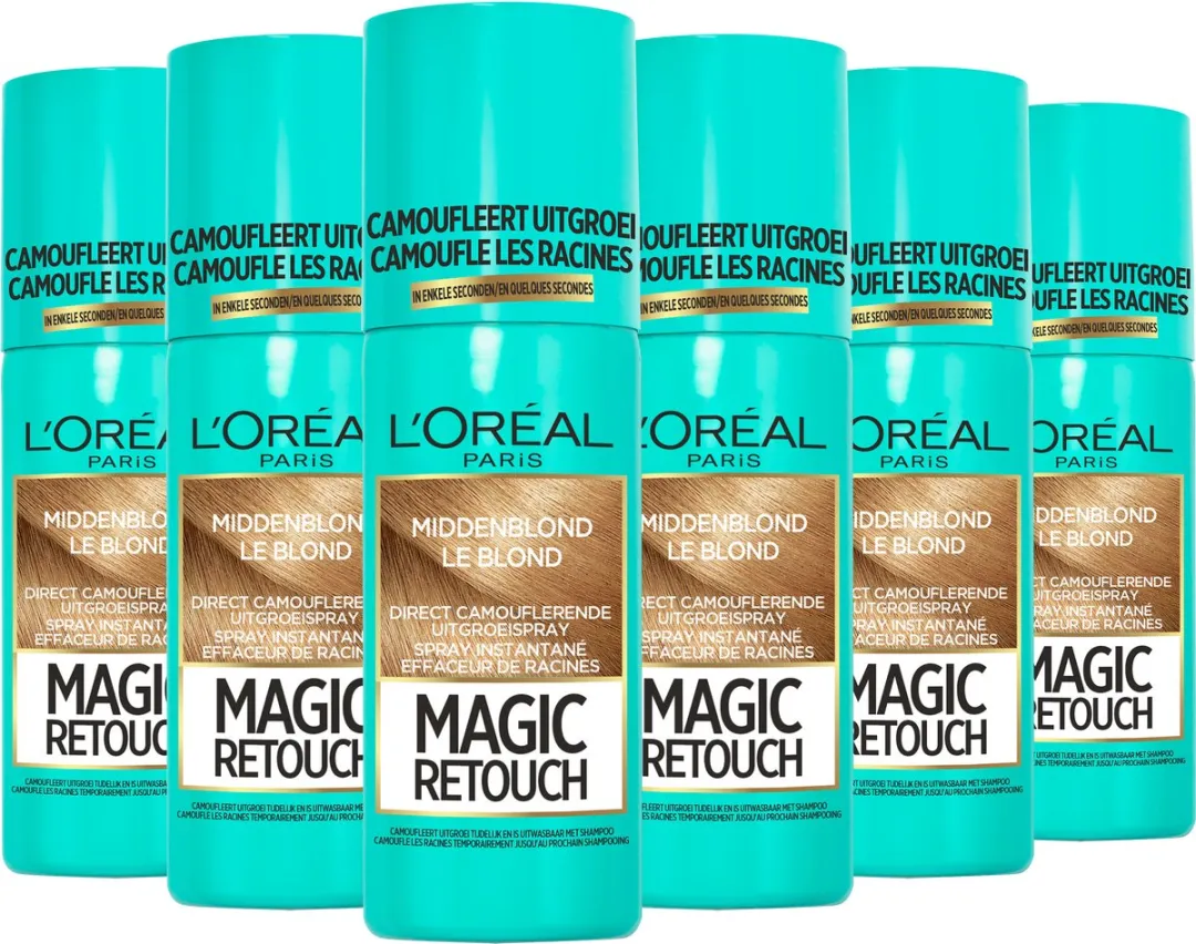 L'Oréal Paris Magic Retouch Middenblond Uitgroeispray