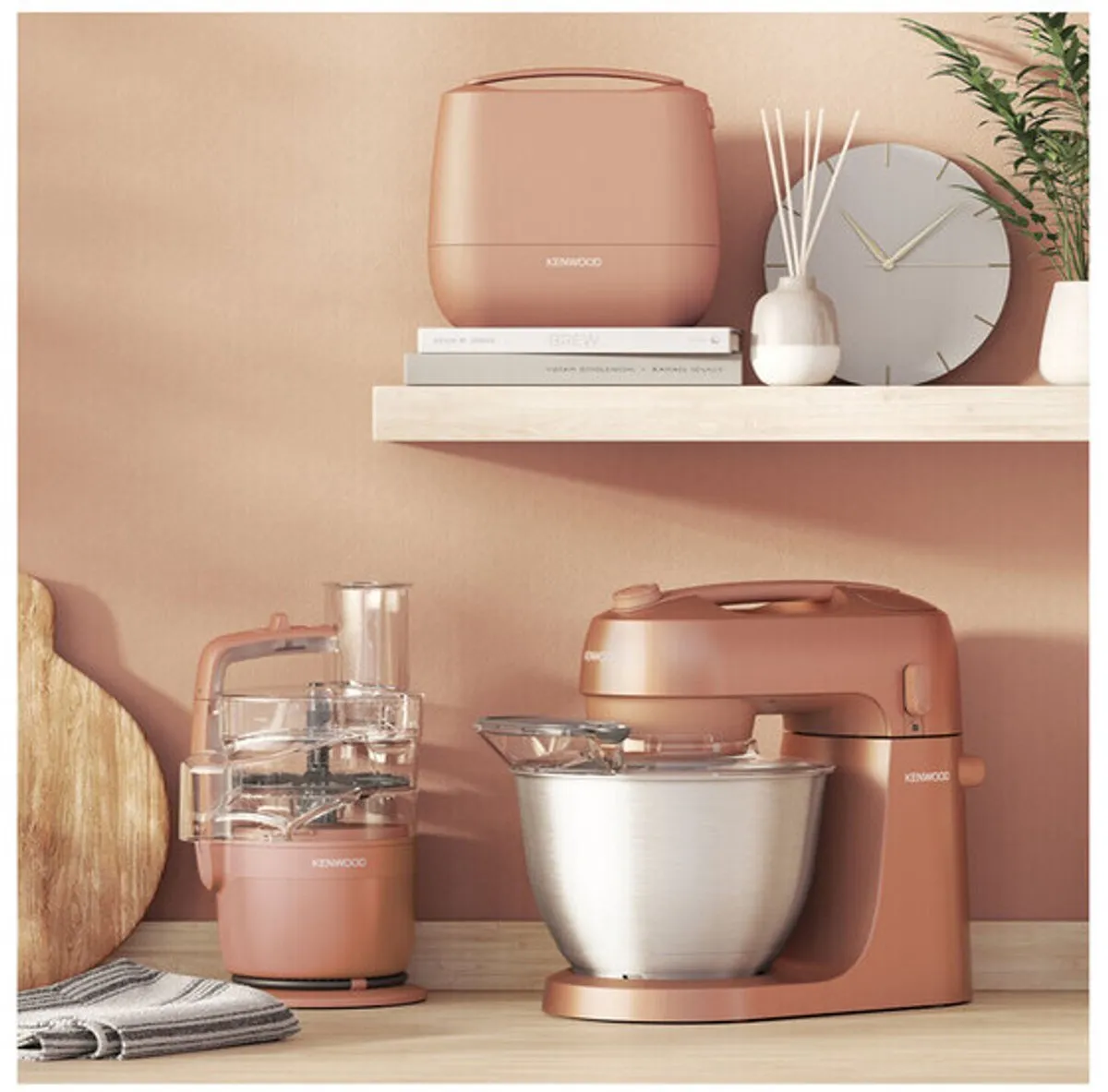 Kenwood MultiPro Go FDP23.140RD Foodprocessor - 900W - Red Clay