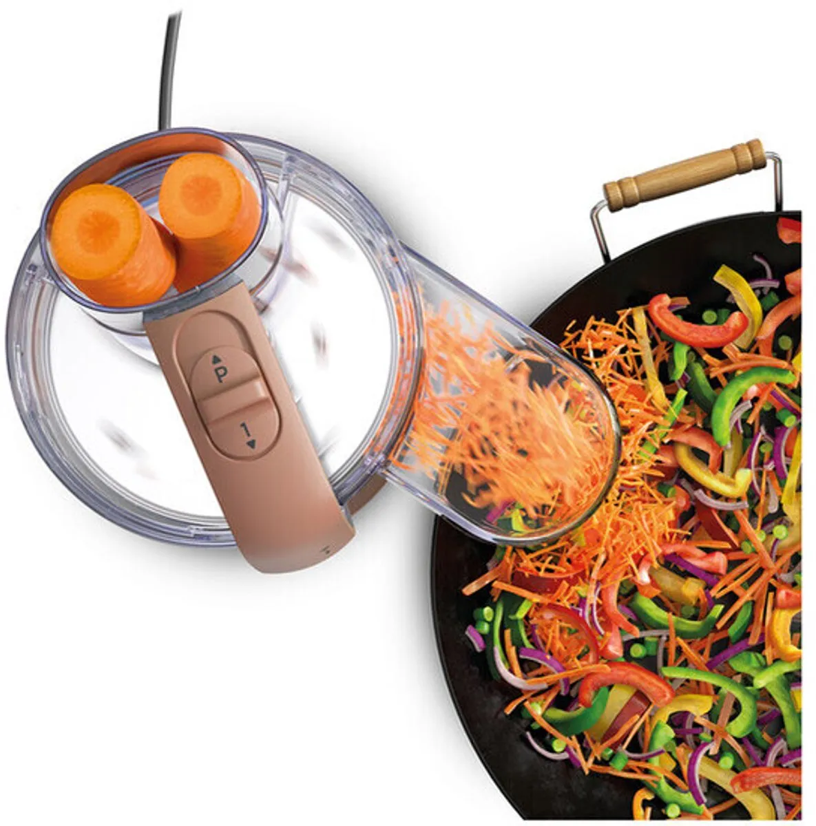 Kenwood MultiPro Go FDP23.140RD Foodprocessor - 900W - Red Clay