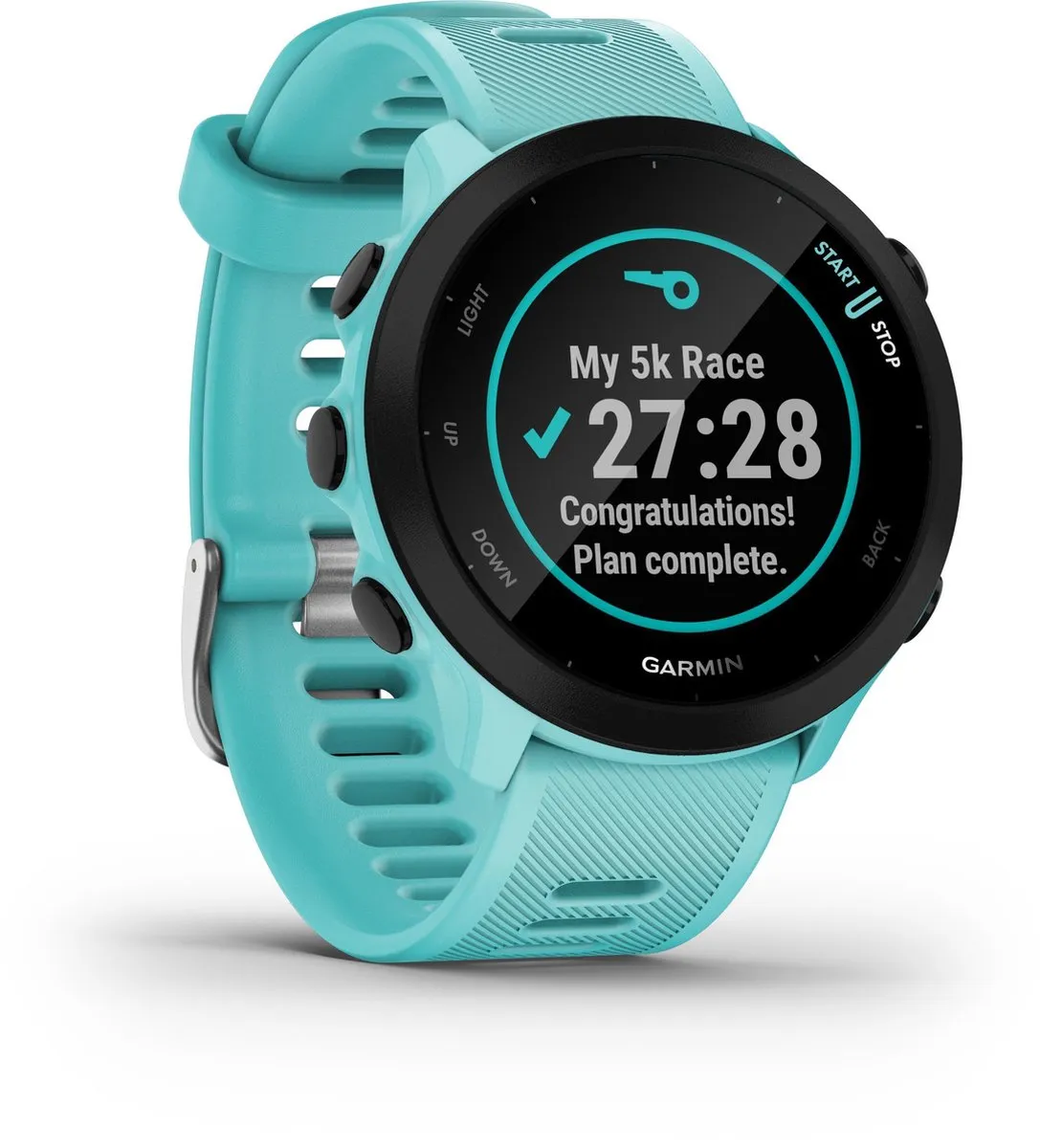Garmin Forerunner 55 Sporthorloge - GPS 42mm - Zwart/Aqua