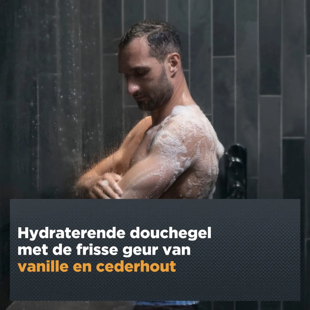 Dove Men+Care 3-in-1 Douchegel Sandalwood & Vanilla - 2400ml (6x400ml)