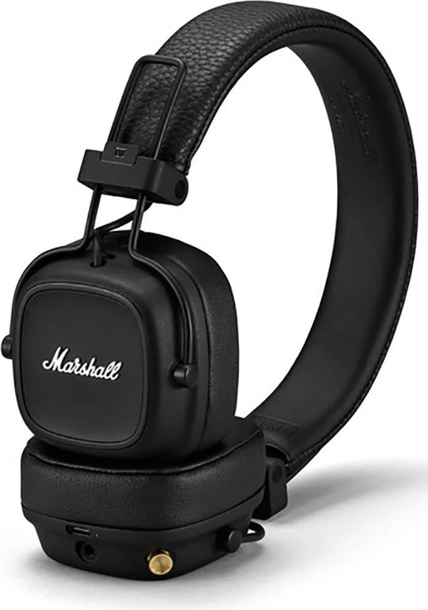 Marshall Major IV Draadloze On-Ear Koptelefoon - Zwart