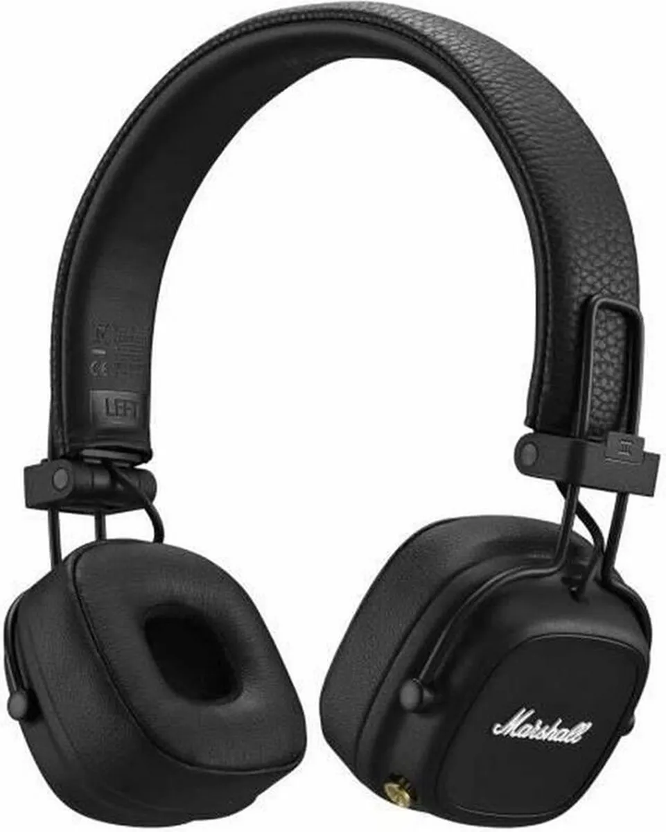 Marshall Major IV Draadloze On-Ear Koptelefoon - Zwart