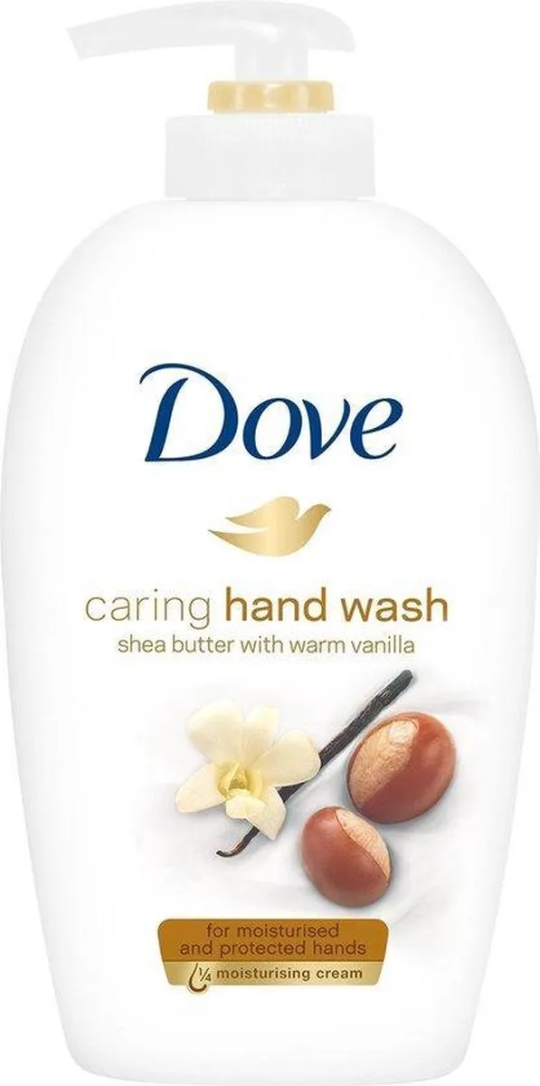 Dove Handzeep Sheabutter & Vanille 250ml - 12 Stuks