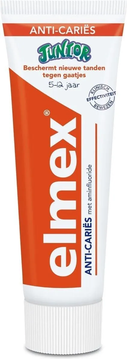 Elmex Junior Tandpasta 225ml - Voordeelverpakking