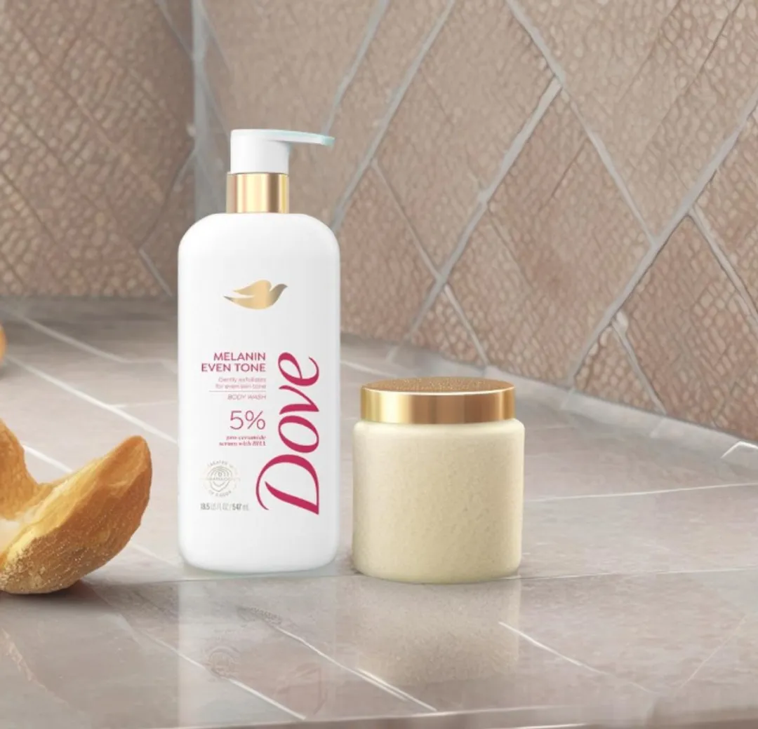 Dove Pro-Ceramide Serum Douchegel 547ml - Melanin Even Tone