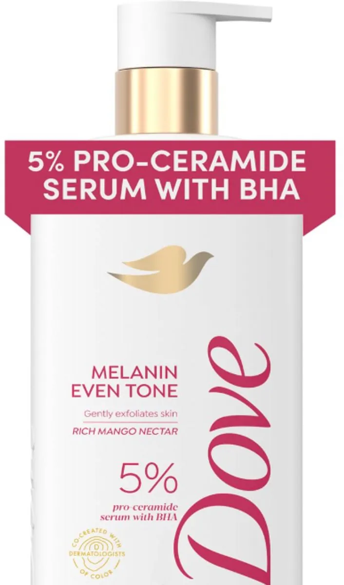 Dove Pro-Ceramide Serum Douchegel 547ml - Melanin Even Tone - afbeelding 6 van 6