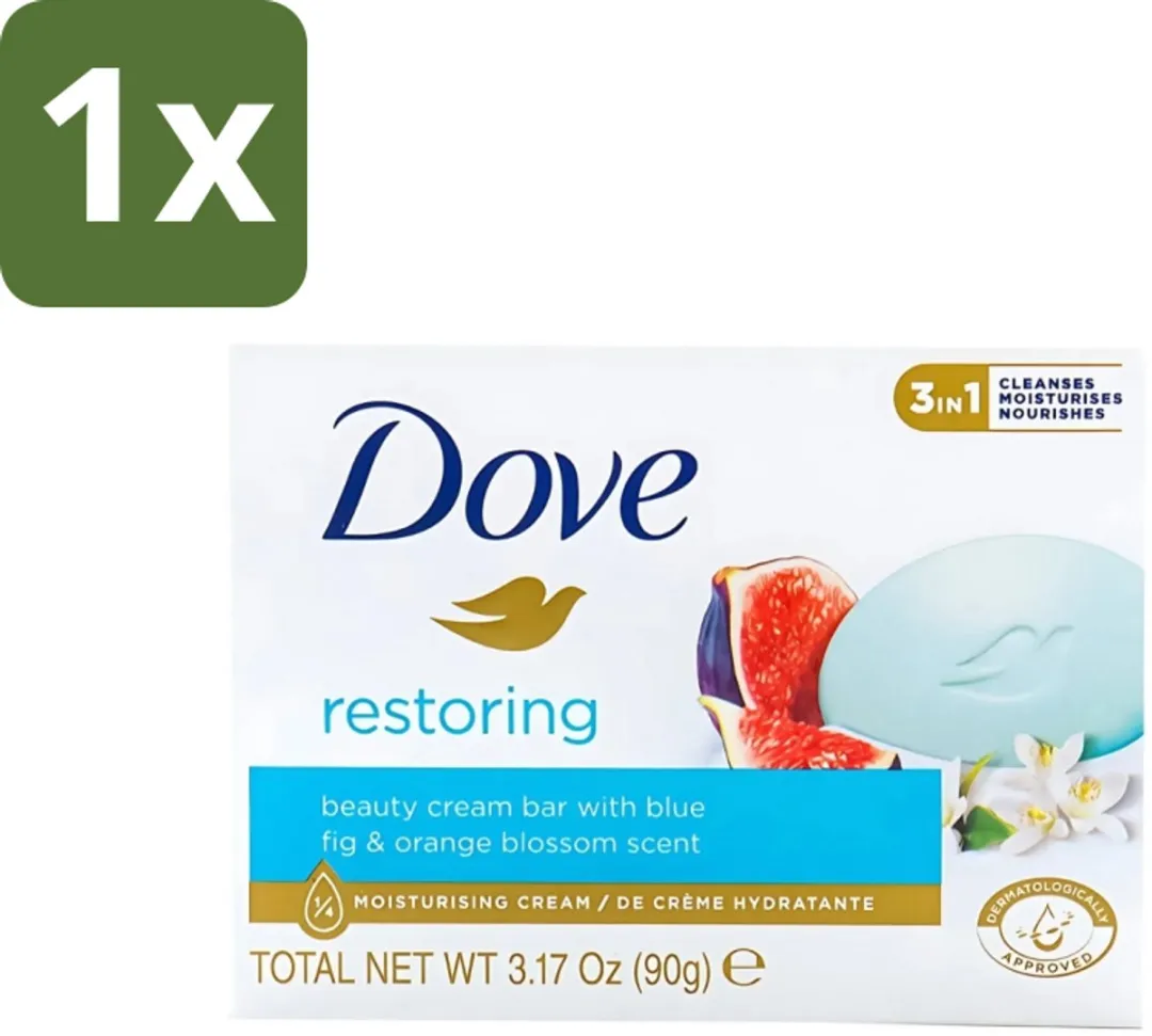 Dove Restoring Zeep Blauwe vijg & Sinaasappelbloesem 100g