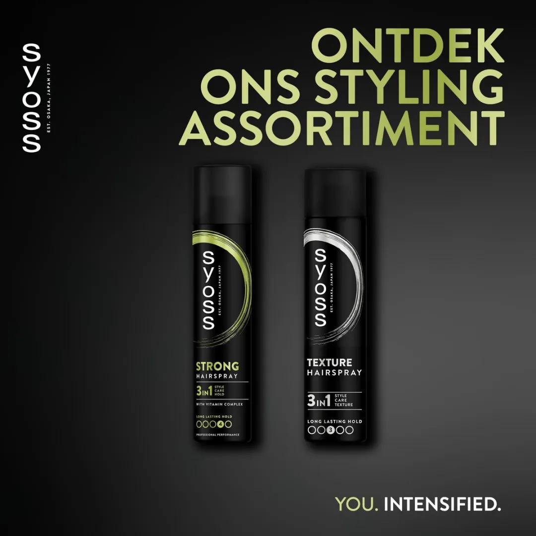 SYOSS Strong Hold Haarspray 6x300ml - Vochtbestendig