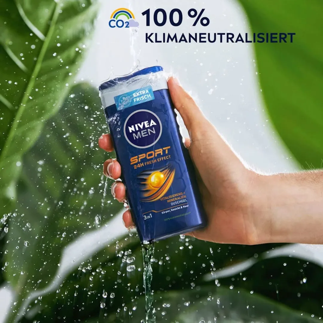 NIVEA Men Sport Douchegel 500ml - 2 Stuks