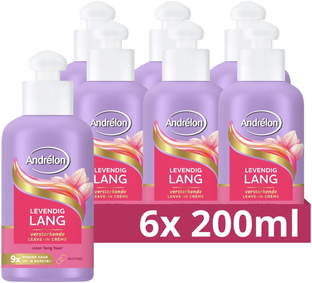 Andrélon Levendig Lang Haarcreme 200ml