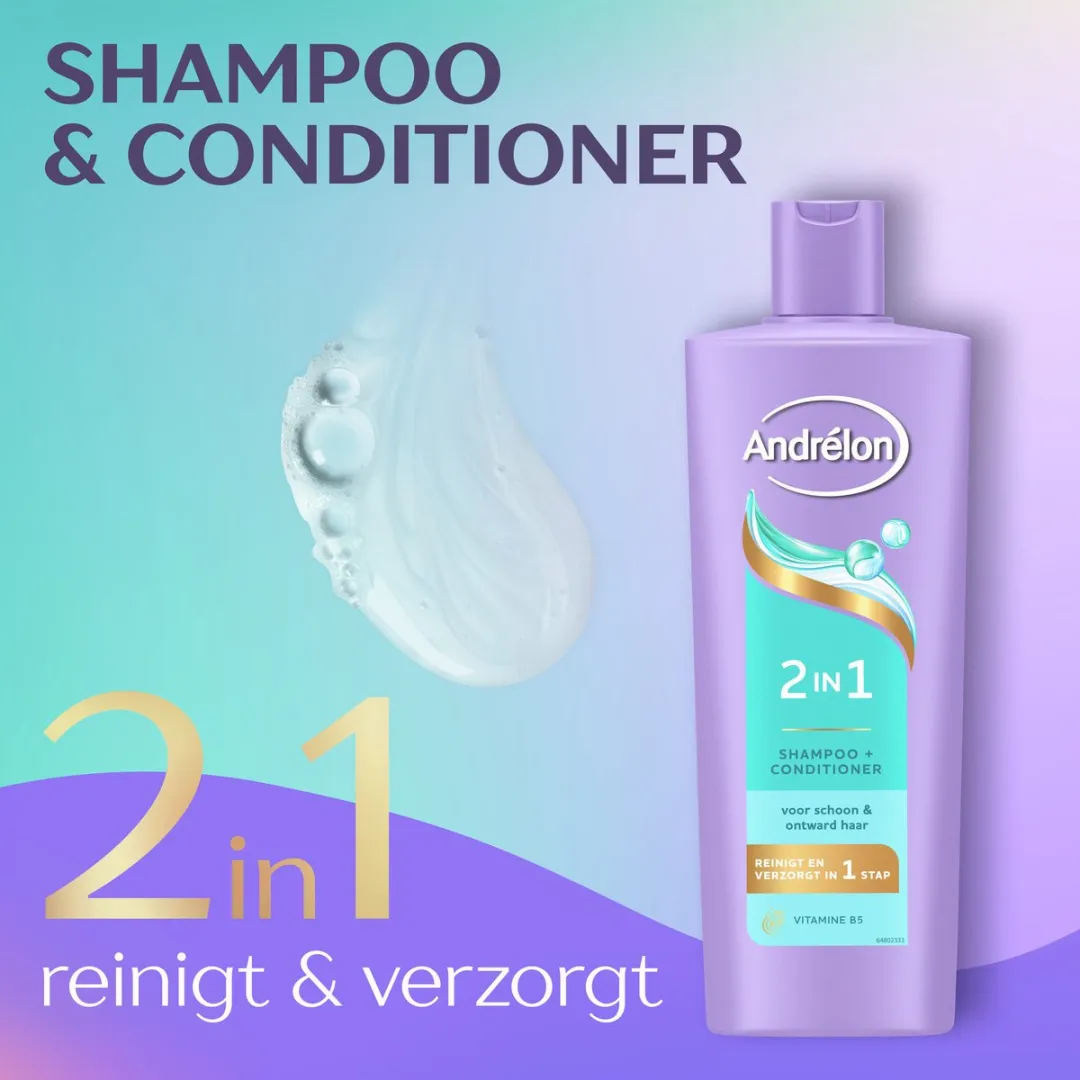 Andrélon 2-in-1 Shampoo & Conditioner 6x400ml