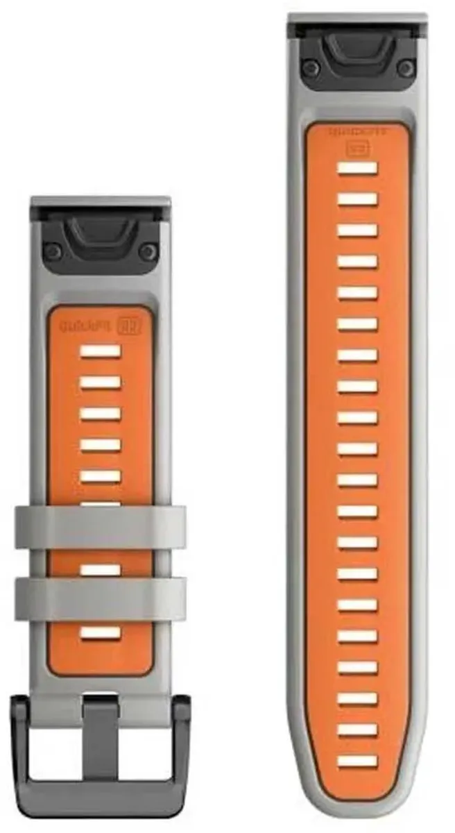 Garmin QuickFit Horlogeband - 22mm - Grijs/Oranje