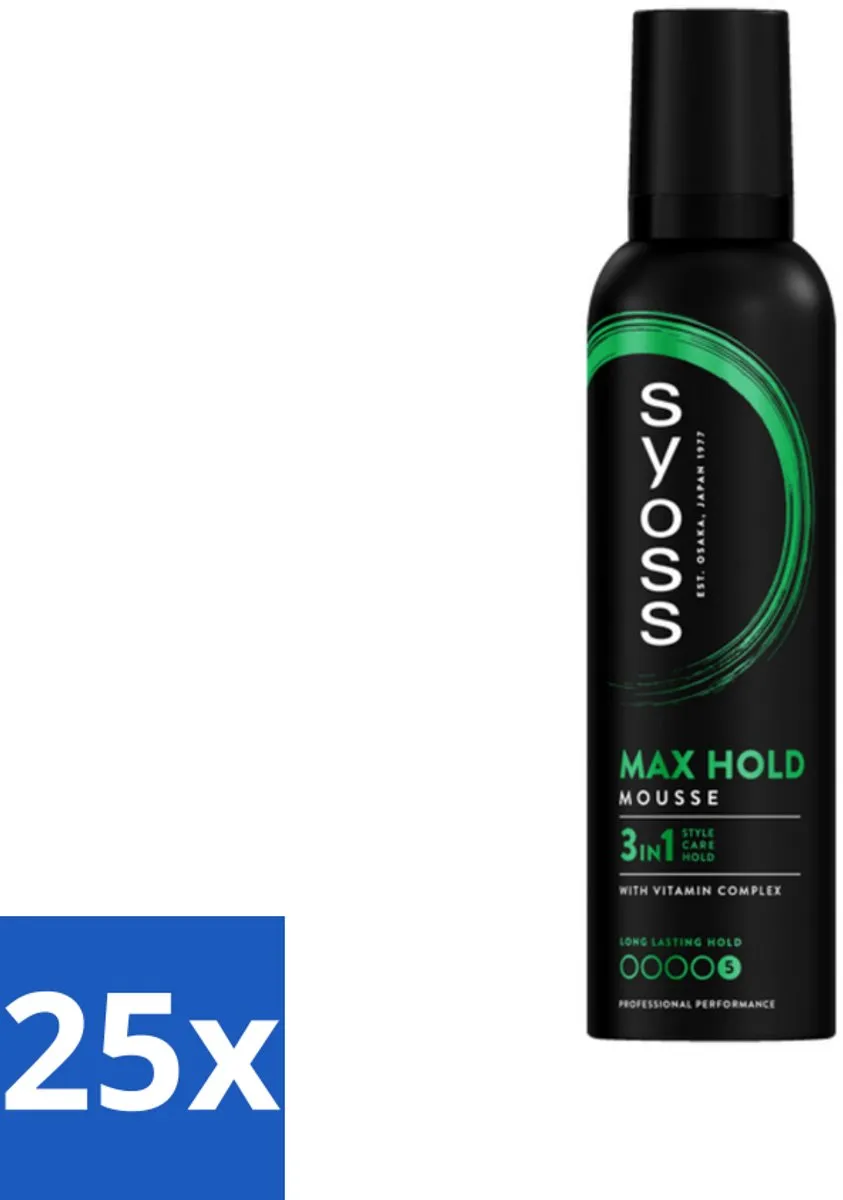 SYOSS Max Hold Haarmousse 250ml
