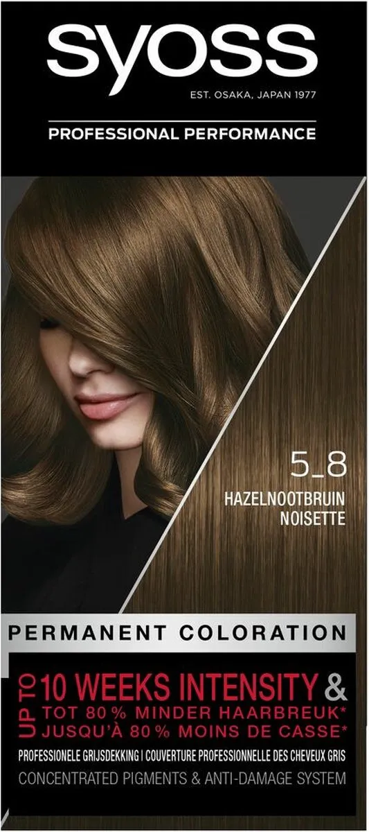 SYOSS Color Baseline 5-8 Hazelnootbruin Haarverf 115ml