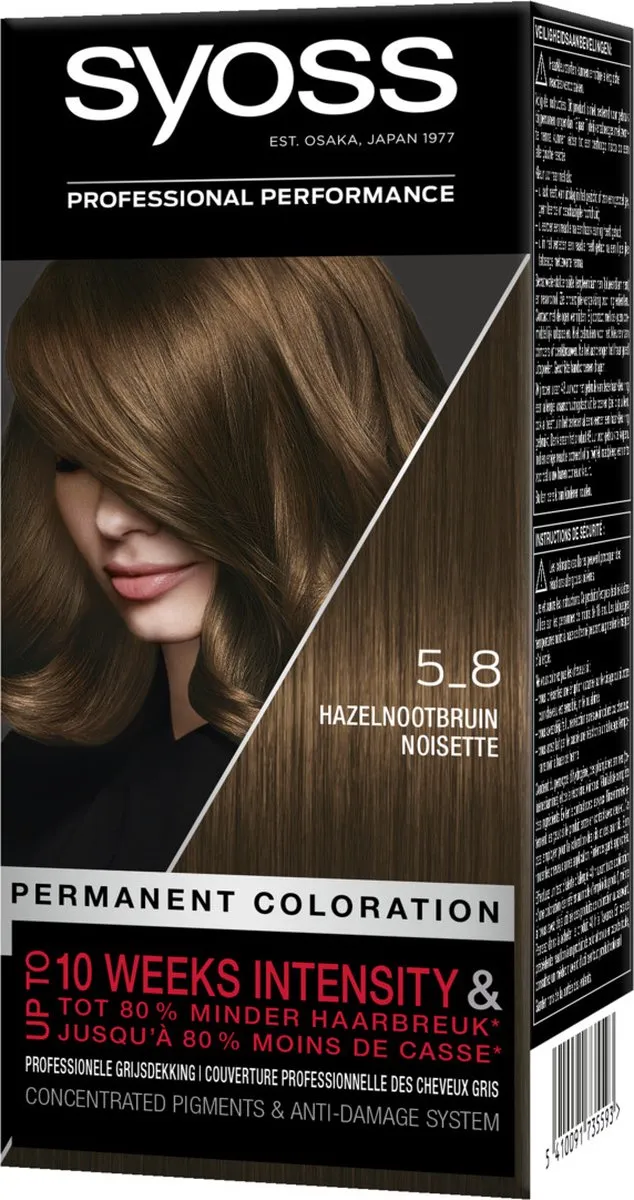 SYOSS Color Baseline 5-8 Hazelnootbruin Haarverf 115ml