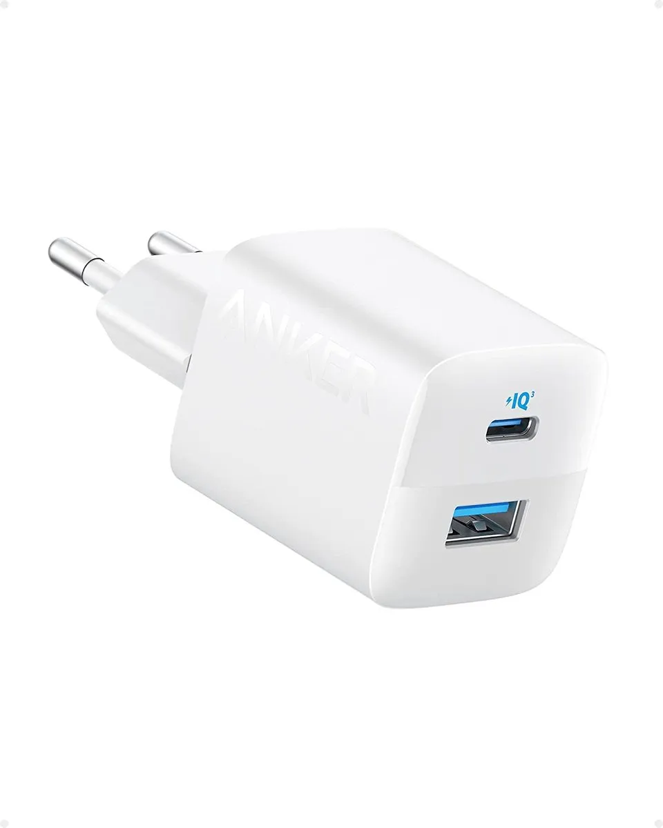 Anker 323 A2331G21 USB-C & USB-A Oplader 33W - Wit