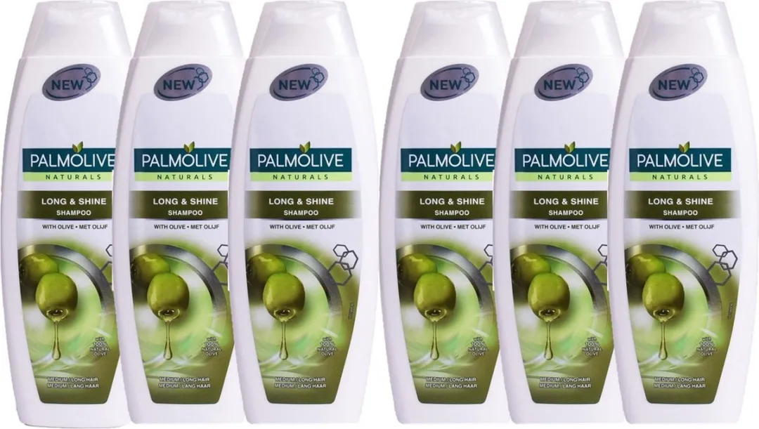 Palmolive Shampoo Long & Shine 6x350ml